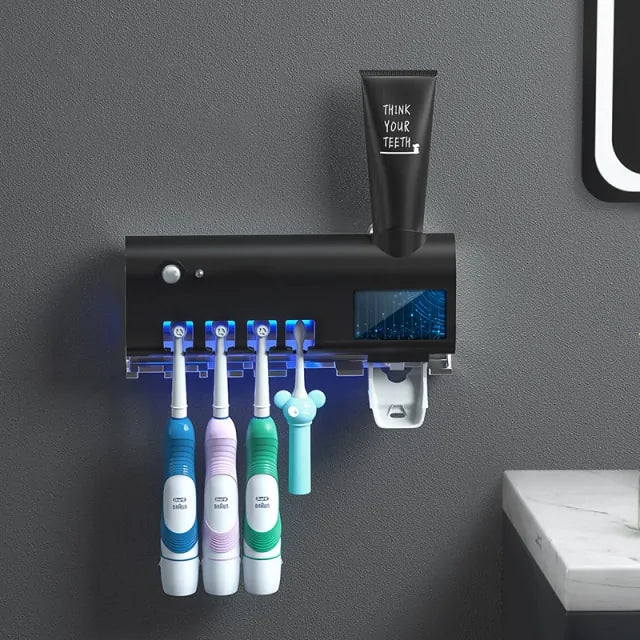 Solar Toothbrush Dispenser Holder