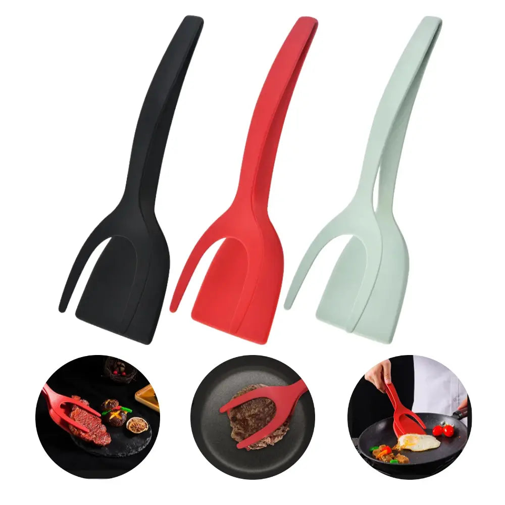 2 In 1 Grip Flip Tongs